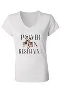 V-Neck T-Shirt - Power in Restraint