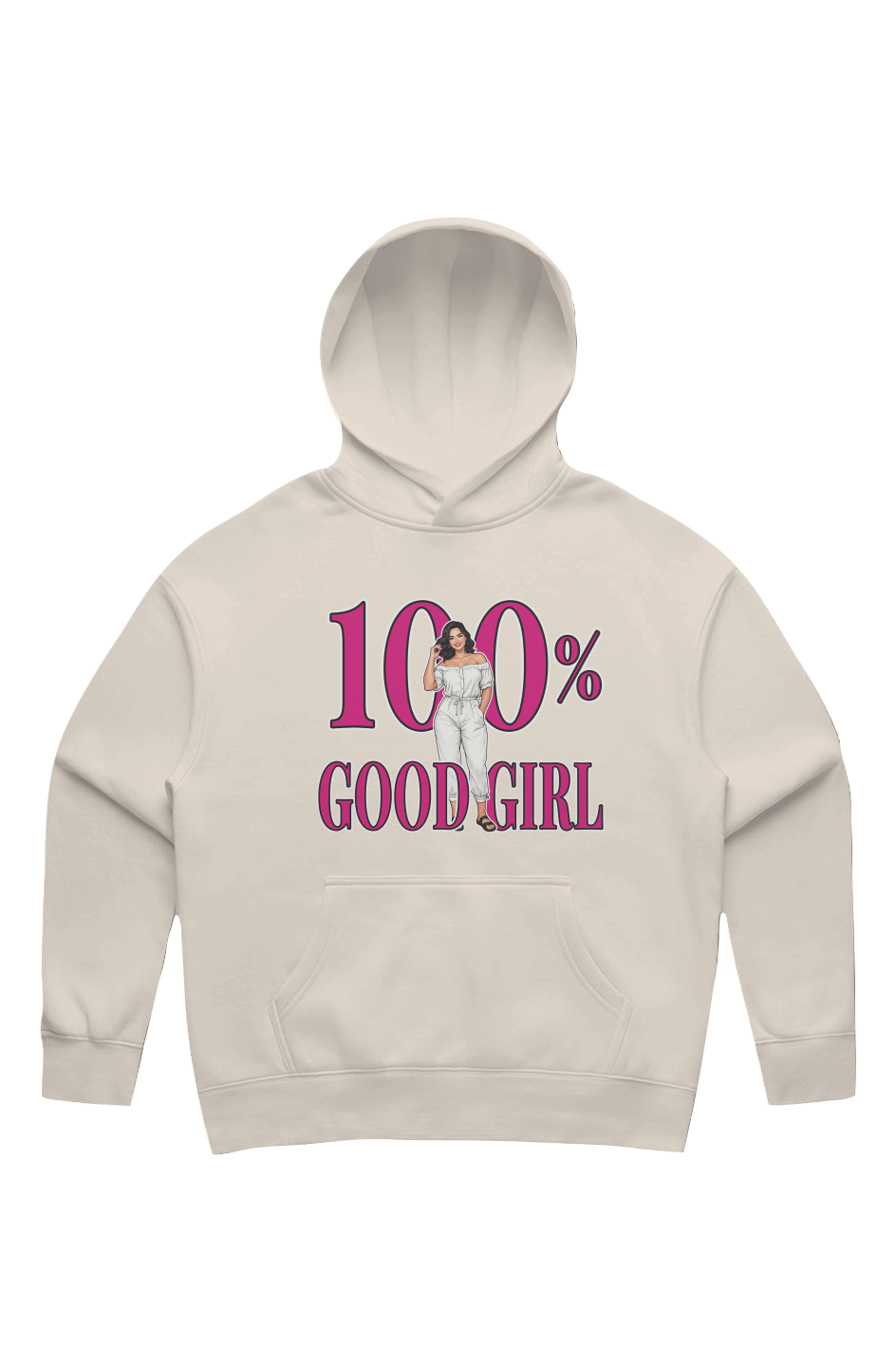 Hoodie - 100% Good Girl
