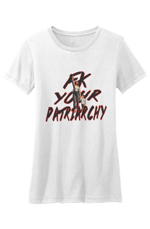 Crew Neck T-Shirt - Fk Your Patriarchy