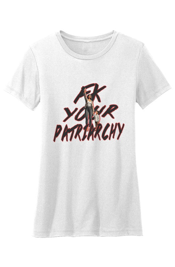 Crew Neck T Shirt Fk Your Patriarchy