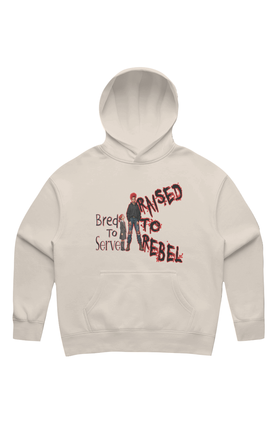 Hoodie - Raised to Rebel