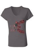 V-Neck T-Shirt - Raised to Rebel