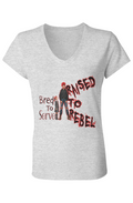 V-Neck T-Shirt - Raised to Rebel