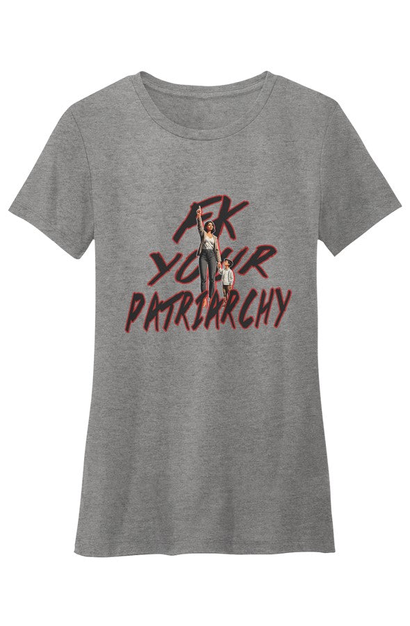 Crew Neck T Shirt Fk Your Patriarchy